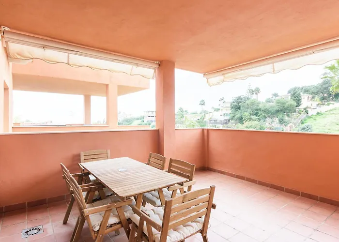 Stylish 2-bed With Large Terrace & Pool Apartment
